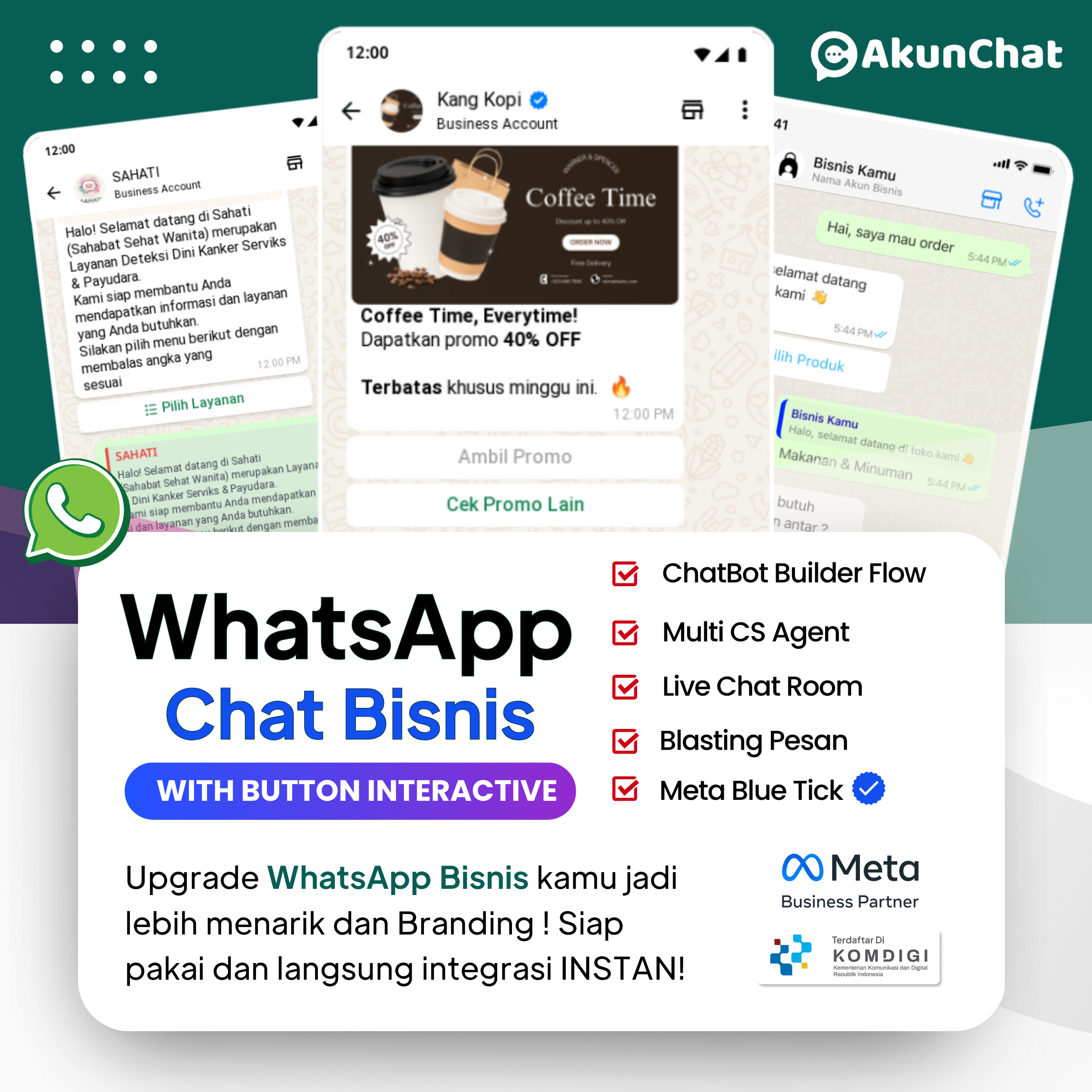 Jasa Pembuatan Business Manager Meta + Integrasi Waba