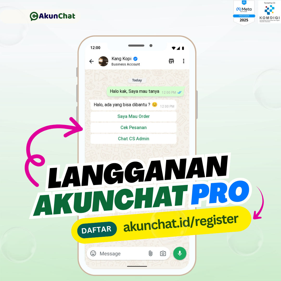 Langganan AkunChat PRO Bulanan
